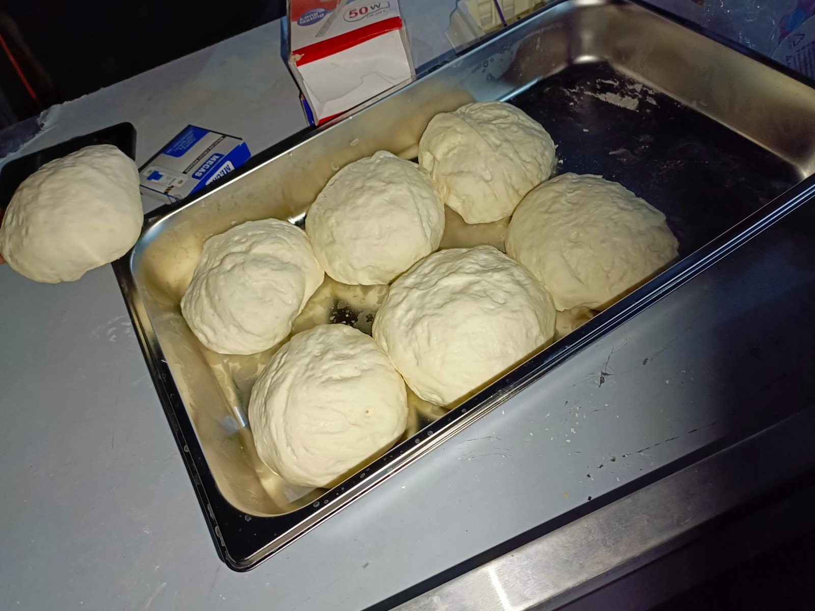 Fresh dough proofing, made in-house