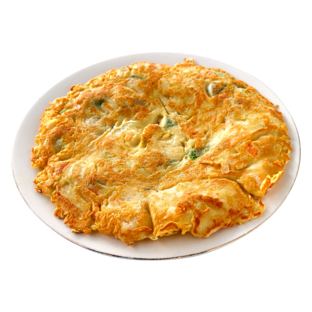 Omelette + paratha + chai