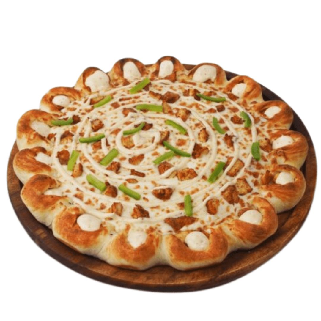 Cheese crown pizza